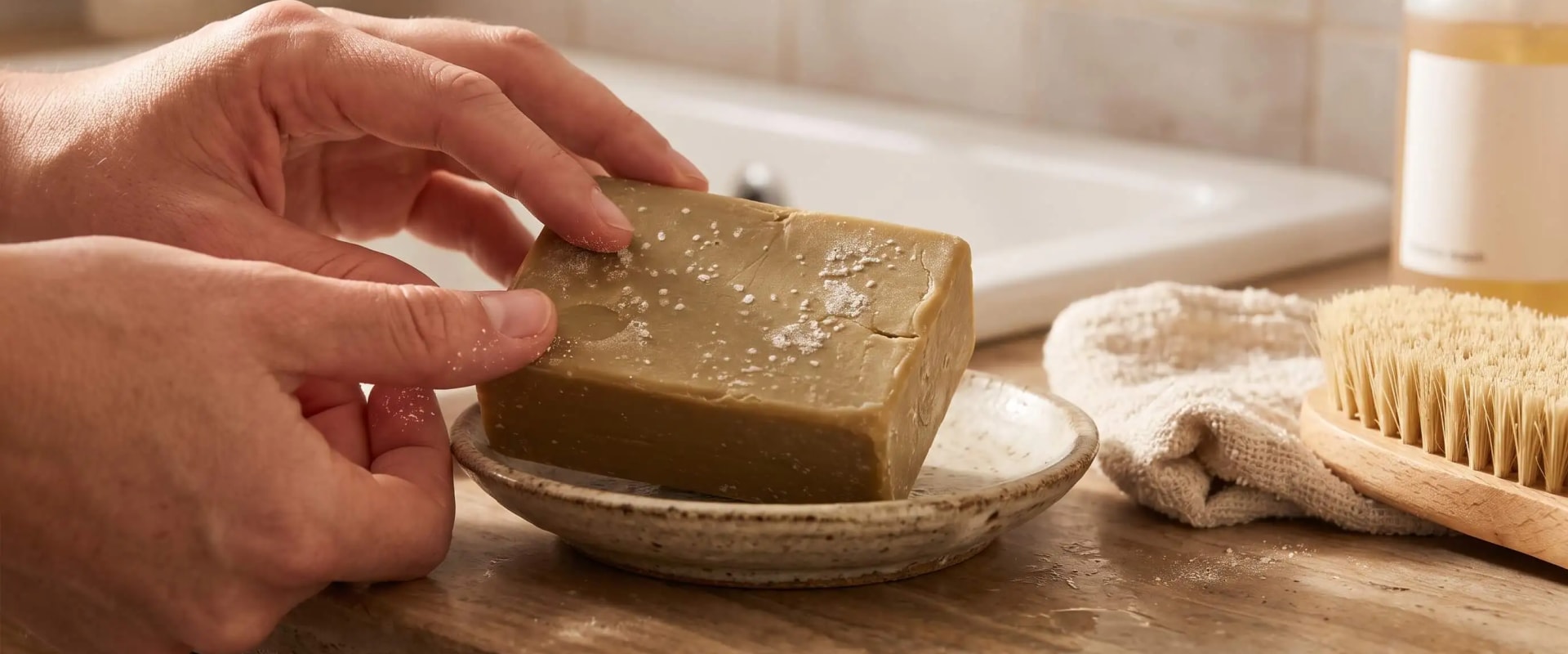 Why Does My Dry Soap Bar Have White Spots?